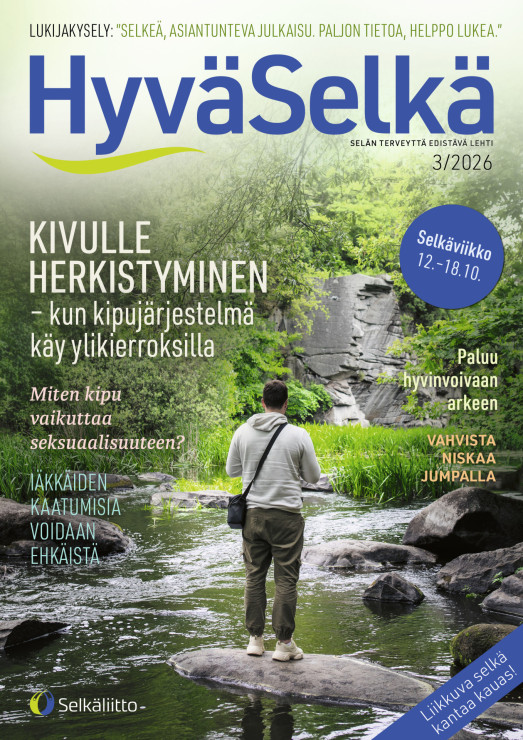 Hyvä Selkä -lehden 3/2026 kansikuva.