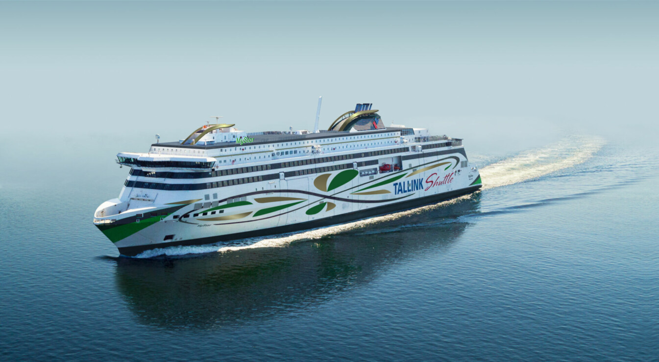 Tallink Siljan My Star -laiva merellä.
